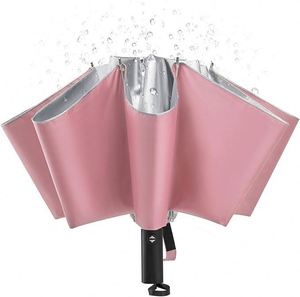 Paraguas de Viaje con Protección UV, 10 Varillas para Resistencia al Viento, Protección Solar Compacta, Apertura y Cierre Automáticos - Product Image 1