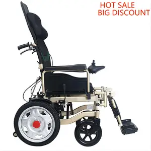 Diskon besar Harga Murah Kursi roda listrik Travel murah ringan dapat dilipat mobilitas kecil