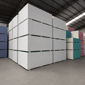 Waterproof <strong>Plaster</strong> Gypsum <strong>Board</strong> 12mm Moisture-Resistant Fireproof Drywall Panel Paper Faced Smooth Building <strong>Boards</strong> for Bathroom - Product Image 5