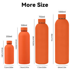 Gourde isotherme réutilisable en acier inoxydable avec logo personnalisé, 500 ml et 750 ml, anti-fuite, pour le voyage, le sport et la boisson - Product Image 3