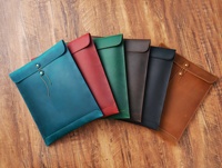 Boshiho Portable Vintage PU mallette en cuir mode bureau papier organisateur grande capacité pour stocker des Documents données contrats