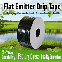 Ruban goutte-à-goutte PE 16 mm fourni par le fabricant, tuyau d'irrigation plat avec goutteurs de 0,2 mm, 0,3 mm, 0,4 mm, débit 2 L/H, 3 L/H pour système d'irrigation agricole