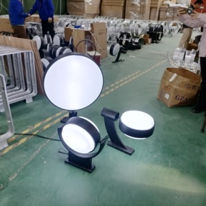 Hình chữ nhật Acryl dẫn hộp đèn cho quảng cáo ngoài trời treo cài đặt vòng xoay dấu hiệu - Product Image 1