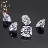 Xingsial vente en gros blanc D EF GH IJ couleur VVS1 4MM 12MM GRA certifié pierres précieuses en vrac brillant coussin coupe Moissanite pierres