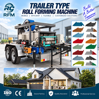 Machine de profilage à rouleaux portable, économique et durable, pour la production de profilés métalliques, service de tailles personnalisées