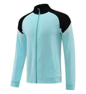 Ensemble de survêtement vintage à manches longues et <span class=keywords><strong>fermeture</strong></span> <span class=keywords><strong>éclair</strong></span> intégrale pour hommes et femmes, imprimé léopard, automne-hiver, veste 100% - Product Image 5