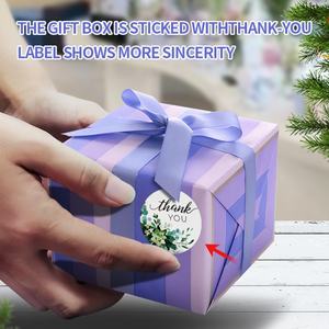 Etiquetas Adhesivas de Papel con Impresión Personalizada, Etiquetas de Vinilo de Agradecimiento en Rollo para Empaquetado de Pequeñas Empresas - Product Image 3