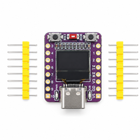 ESP32-C3 Papan Pengembangan Layar OLED 0,42 Inci dengan Lampu Putih, Antena Keramik Kompatibel WiFi, Tipe-C untuk Arduino