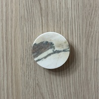 Poignée de porte SAIDKOCC personnalisée en marbre, durable, violet Calacatta blanc, pour armoire, coiffeuse, décoration intérieure