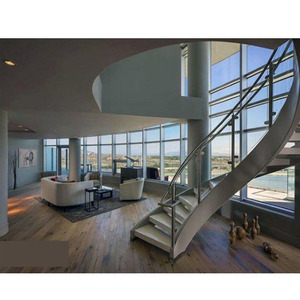 <span class=keywords><strong>Escaleras</strong></span> de Caracol de metal forjadas a mano modernas para interiores Escalera curva de Villa de lujo y <span class=keywords><strong>escaleras</strong></span> ahorradoras de espacio - Product Image 5