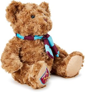 Peluche officielle West <span class=keywords><strong>Ham</strong></span> <span class=keywords><strong>FC</strong></span> Supersoft Classic Bear 25 cm, sans rembourrage, pour adultes/enfants, fabriquée par Gift Scholars. - Product Image 2