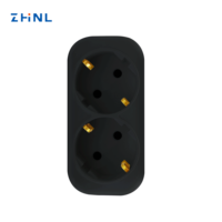 Prises intelligentes UK 16A 3 sorties, adaptateur de voyage multi-prises universel international pour la maison