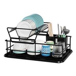 Đa chức năng dây thép đôi tầng lớn tủ bếp Kệ món ăn tấm khô giá chủ đứng lưu trữ thoát nước Hội Đồng Quản Trị - Product Image 1