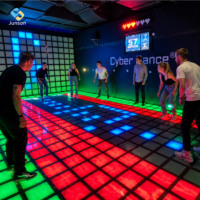 Système de jeu interactif au sol à LED par pixels, équipement de terrain de jeu intérieur, fabriqué en Chine