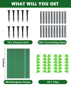 Convient pour toutes les saisons serre cerceaux de jardin pour profiter de porduce frais - Product Image 5