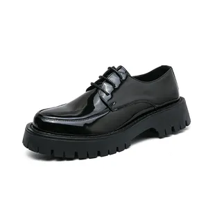 Genuine Leather Men Casual Shoes Luxury Brand Mens Breathable Slip On Black Driving Shoes Plus Size dress men shoes
