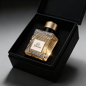 Luxuriöse Maßgefertigte Quadratische Glas-Parfümflasche, Tragbarer 50ml Nachfüllbarer Reise-Parfümzerstäuber - Product Image 3