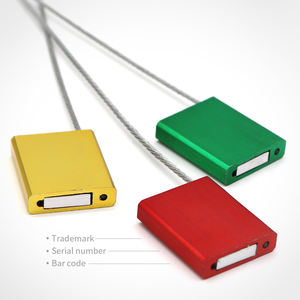AH-CS002 Scellé de sécurité et <span class=keywords><strong>antivol</strong></span> jetable pour conteneurs, en alliage d'aluminium, avec câble de 1,5 mm - Product Image 5