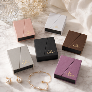 Custom Logo Double Door Magnetic Jewelry <b>Box</b> Wholesale Eco-Friendly Gift <b>Box</b> Packaging Wedding Favor Paper <b>Box</b> Jewelry Storage - Product Image 2