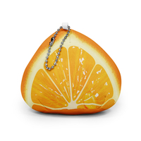 Porte-clés rond en peluche mignon et portable, mini sac pendentif, style dessin animé