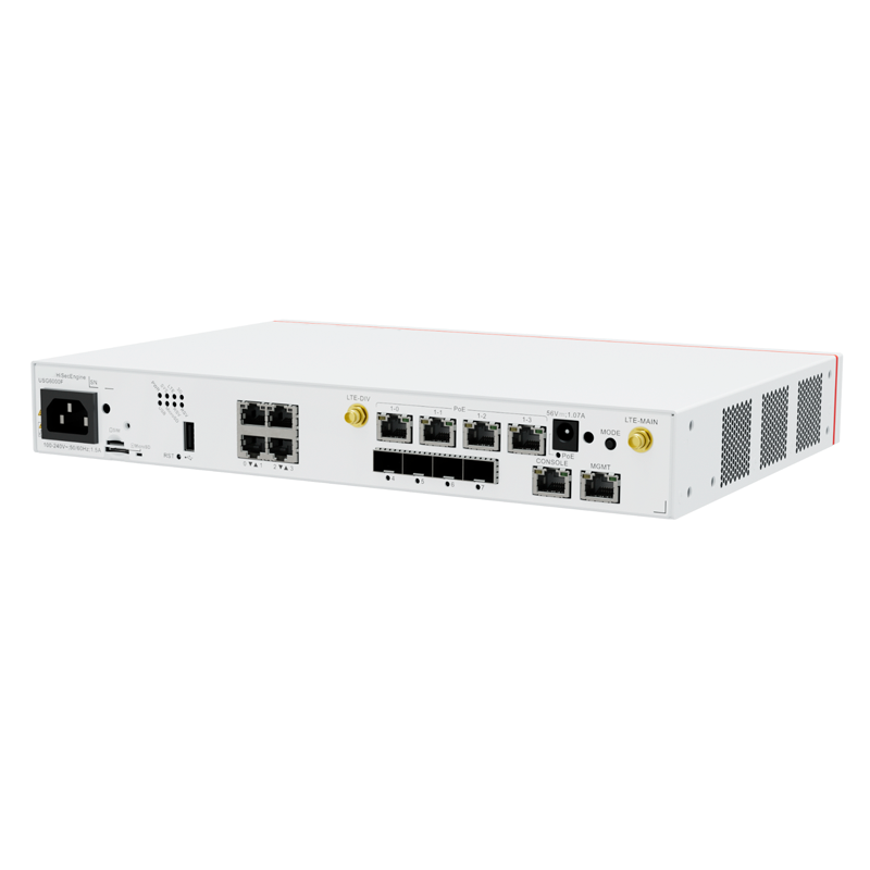 HW HiSecEngine USG6530F-DPL 02355MUA межкорпоративный сетевой брандмауэр с 2*10GE SFP + + 2 * GE SFP + 8 * GE RJ45 + LTE