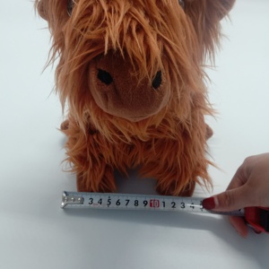 ¡Oferta! Peluche de Vaca Highland, Animal de Peluche, Tope de Puerta con Forma de Vaca para Decoración del Hogar - Product Image 6