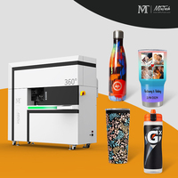 Impresora Versátil MTuTech 360° Rotatoria UV para Botellas de Agua, Termos y Otros Artículos, Impresión en Pelotas de Béisbol y Golf