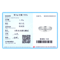 Bague en moissanite Ailmay 0,5 carat couleur D, argent sterling 925, bague en diamant de laboratoire pour femme, bijou de mariage