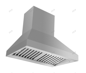 شفاط مطبخ تجاري عالي الجودة بإضاءة LED وزجاج مقوى، لوحة كاملة، سرعة تهوية 21 متر/دقيقة، يعمل بالكهرباء - Product Image 2