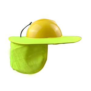 視認性の高い通気性のあるヘルメットの日よけ、フルつばメッシュの安全ヘルメット - Product Image 5