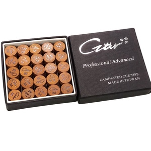 मूल Czar क्यू सुझावों ताइवान पेशेवर 13mm ब्राउन बिलियर्ड्स पूल क्यू सुझावों बिलियर्ड्स सामान उच्च गुणवत्ता - Product Image 1