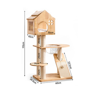 Árbol para Gatos Todo en Uno, Grande y Ahorrador <span class=keywords><strong>de</strong></span> Espacio, para Uso Doméstico, Pedidos al por Mayor Disponibles Directamente <span class=keywords><strong>de</strong></span> Fábrica - Product Image 5