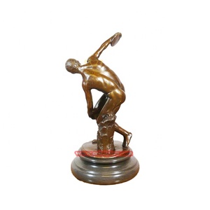 Escultura de Arte de Bronce de Lujo Personalizada, Estatua de Hombre Nadador Desnudo, Diseño de Luxury Metal Crafts - Product Image 5