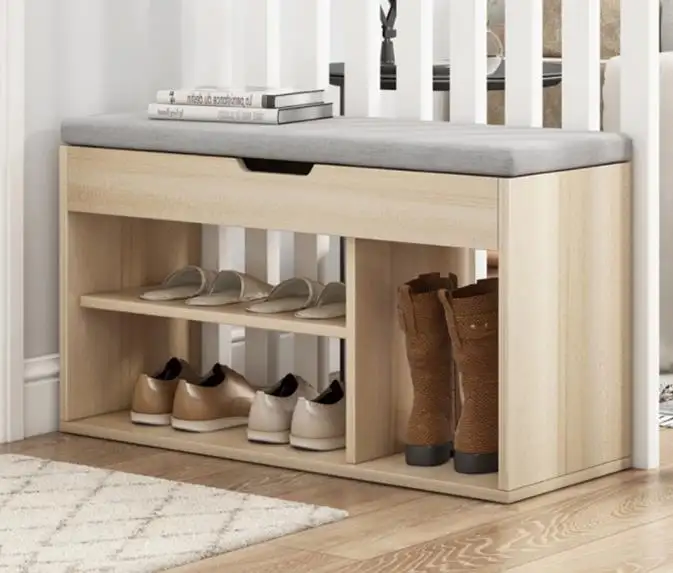 Hiện đại đơn giản siêu mỏng hộ gia đình Trắng Tumbler Tủ giày với ngăn kéo cho phòng khách