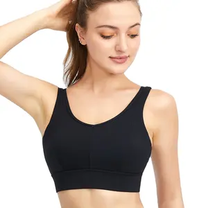 Yoga Vest Women'S Quality Running Bra Sexy Fitness Shockproof High Strength Workout Underwear
