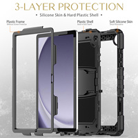 Coque de protection intégrale antichute pour tablette Samsung Galaxy Tab A9 Plus SM-X210, X216, X218 11 pouces avec béquille – Vente en gros