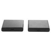 Vente directe d'usine 20 pièces en plastique métal étui à cigarettes Portable ultra-mince hommes noir mince étui à cigarettes accessoires pour fumer