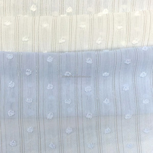 100% Polyester lurex bốn cánh hoa dệt vải sáng bóng kết thúc tinh tế Burnout mô hình Sheer vải tuyn nhẹ tuyệt vời cho - Product Image 3