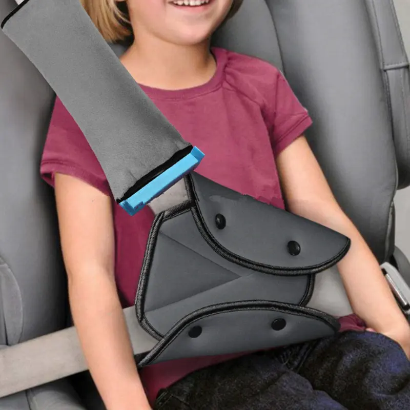 Verstelbare Voertuig Schoudervullingen Veiligheid Covers Auto Veiligheidsgordel Kussen Voor Kinderen Baby