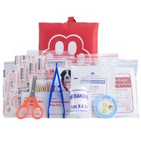 NIUNIU Bestseller Fournitures pour animaux de compagnie Trousse de premiers secours d'urgence en plein air Matériaux en plastique stérilisés et coton Design moderne pour