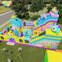 JOYFUL FUN Château gonflable monstre, structure gonflable
