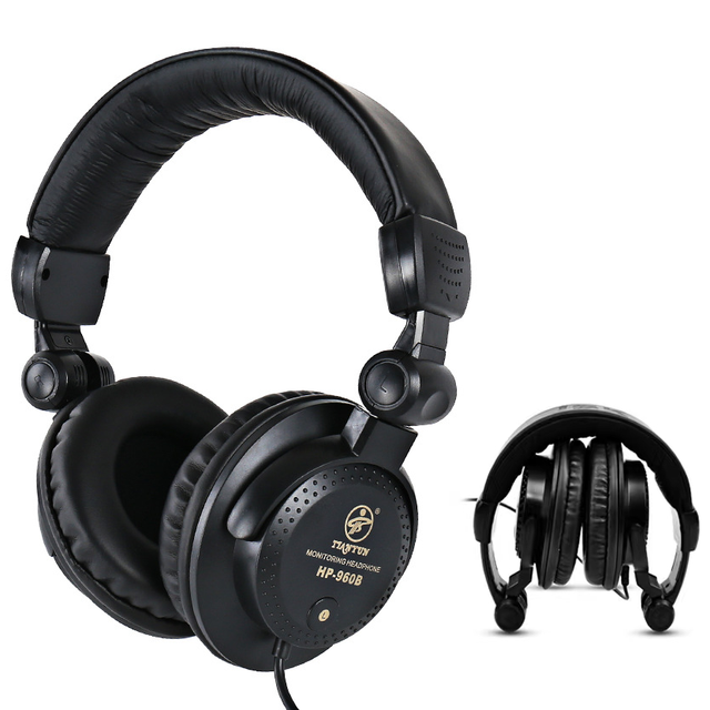 Professional ANC Gaming Headset with Microphone-On-Ear Headphones for DJ Mobile Recording Use