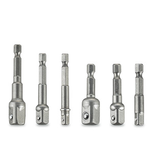 <b>Socket</b> Adapter Joint 1/2 1/4 3/8 Square Drive Ball Hex Carbon Steel Chrome Plated Automotive Repair - Product Image 1