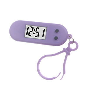 <b>Digital</b> LCD Keychain <b>Clock</b> Small Hanging Watch Battery Powered Timer For Students Exams Back To School - Product Image 4