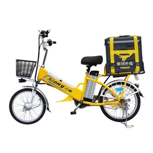 맞춤형 최신 핫 판매 48v 전기 자전거 테이크 아웃 패스트 푸드 전기 자전거를위한 듀얼 배터리 무료 스위치 초장거리
