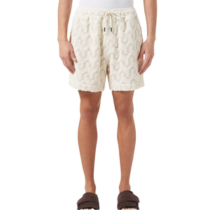 Shorts pour hommes OEM personnalisés, style décontracté, coupe confortable, usage quotidien, style simple, faciles à porter en extérieur, taille élastique, style urbain, couleur beige - Product Image 1
