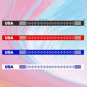 Bracelets en silicone élastiques pour poignet, bracelets de vote en caoutchouc imprimés, bracelets en silicone personnalisés avec logo - Product Image 2