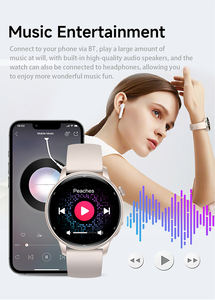 Montre connectée élégante pour femme, écran HD, appels Bluetooth, SOS, fréquence cardiaque, suivi des règles menstruelles, montres de fitness - Product Image 6