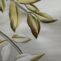 Zhenling Haute Couture Peint À La Main Feuille D'or Papier Peint En Soie Brodé pour la décoration murale intérieure de la maison