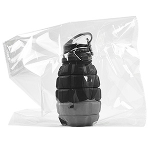 Barato al por mayor logotipo personalizado Bpa libre <span class=keywords><strong>Granada</strong></span> 580ml plegable botella de beber fabricación con tapa - Product Image 4